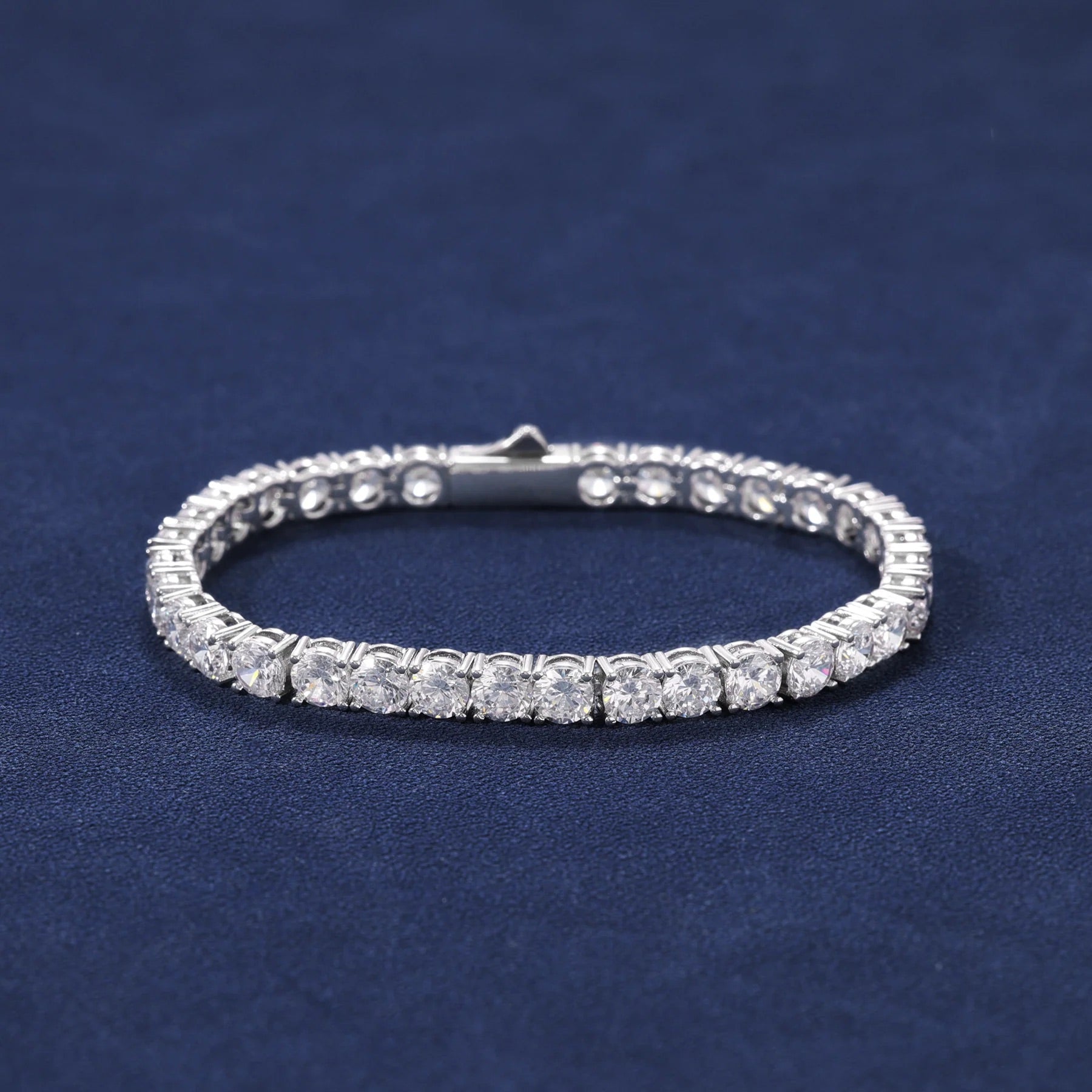 Bracelet "Soltice" - tennis 5mm (plaqué argent)