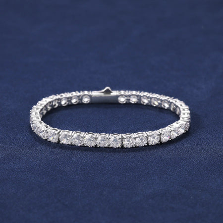 Bracelet "Soltice" - tennis 5mm (plaqué argent)
