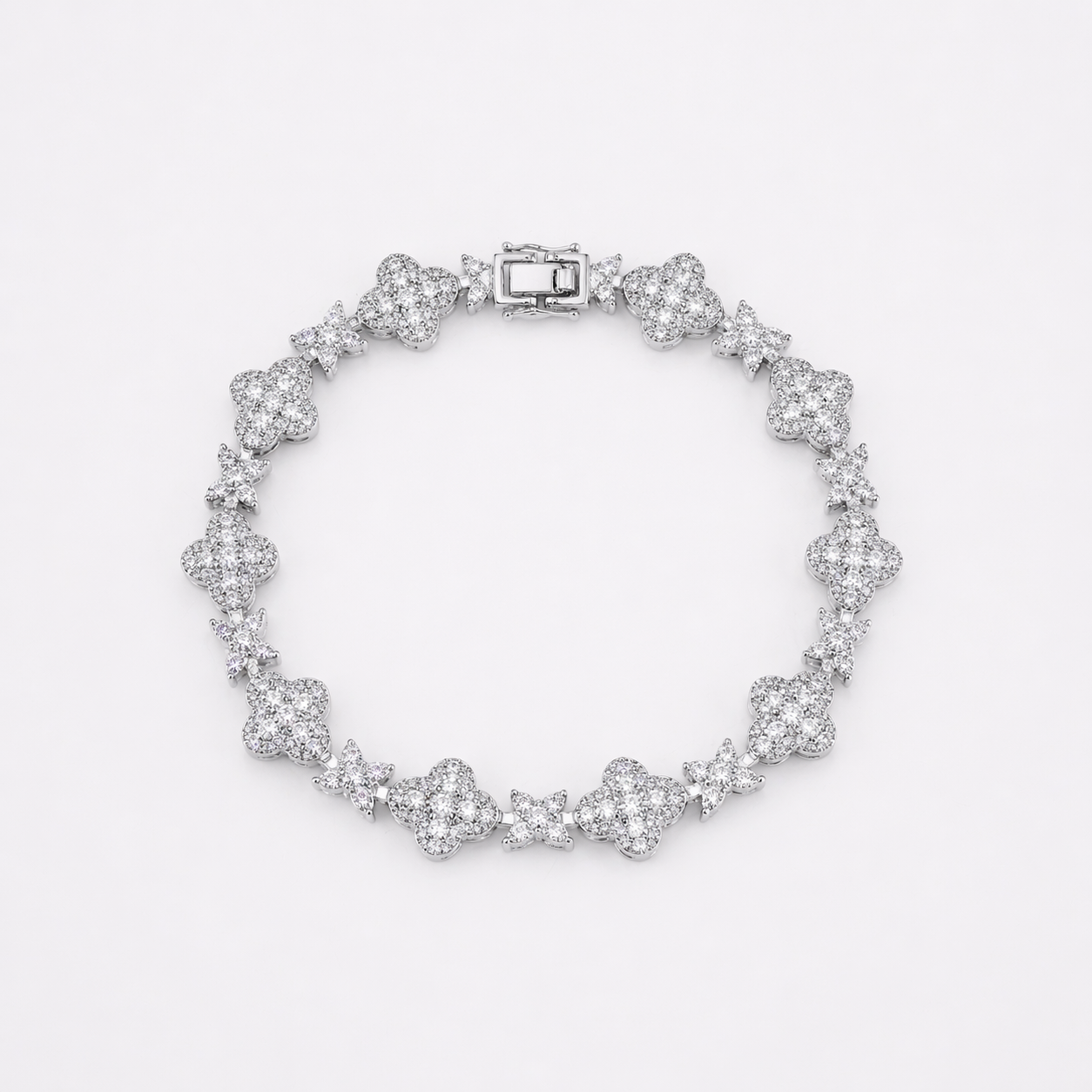 Bracelet "Royal" en moissanite - 10mm