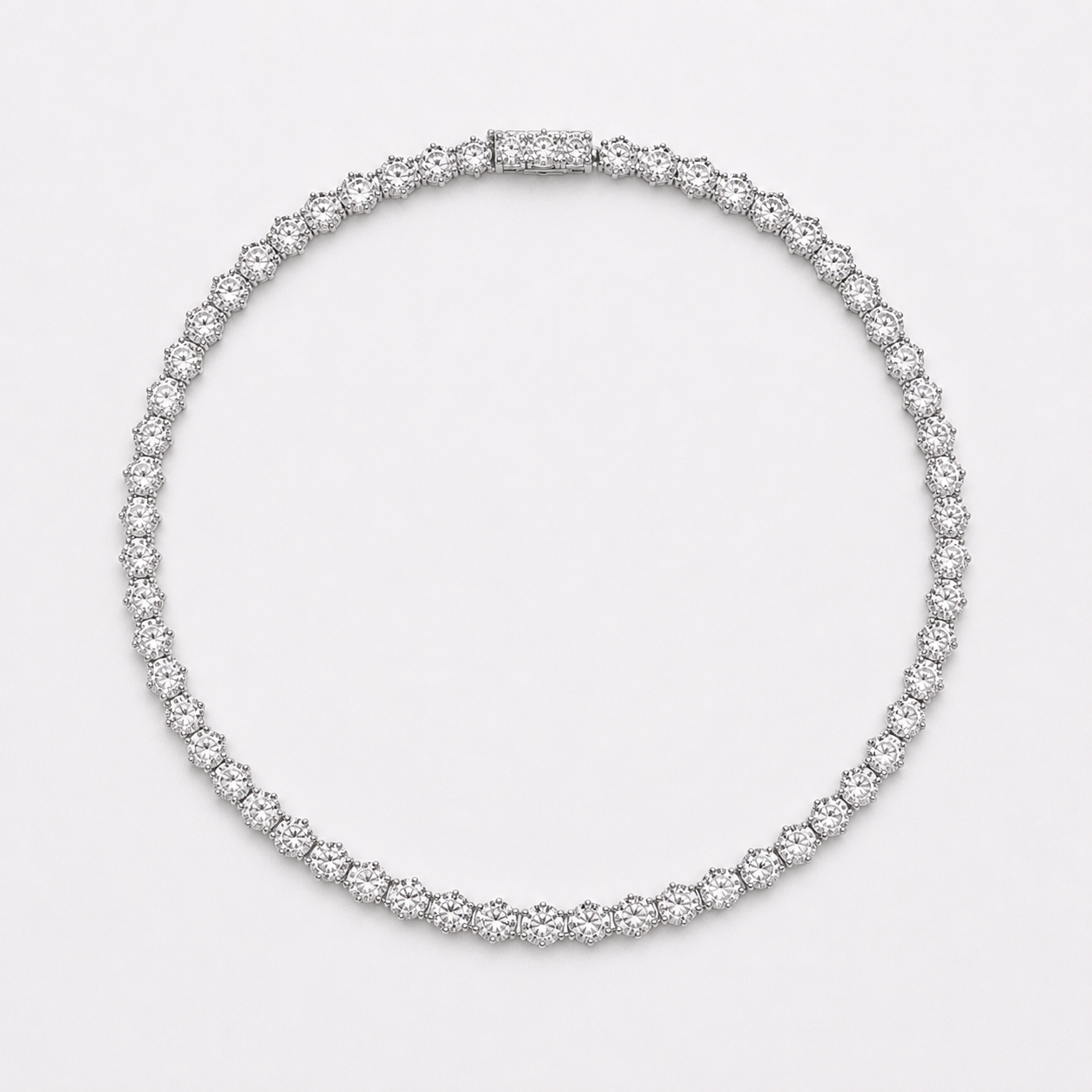 Chaine "Honeyline" - 3mm (plaqué argent)