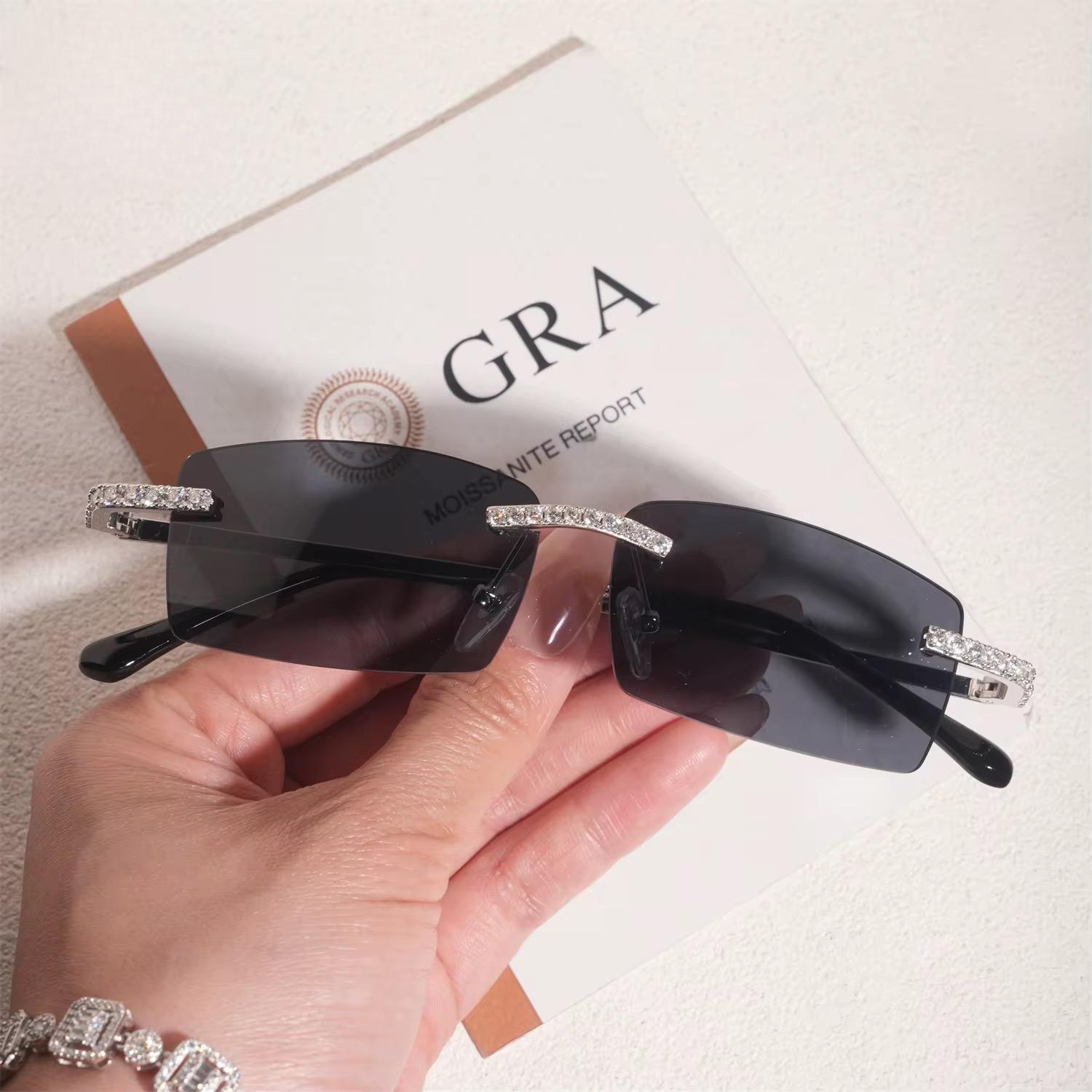 Lunettes "LXY Ice" - moissanite