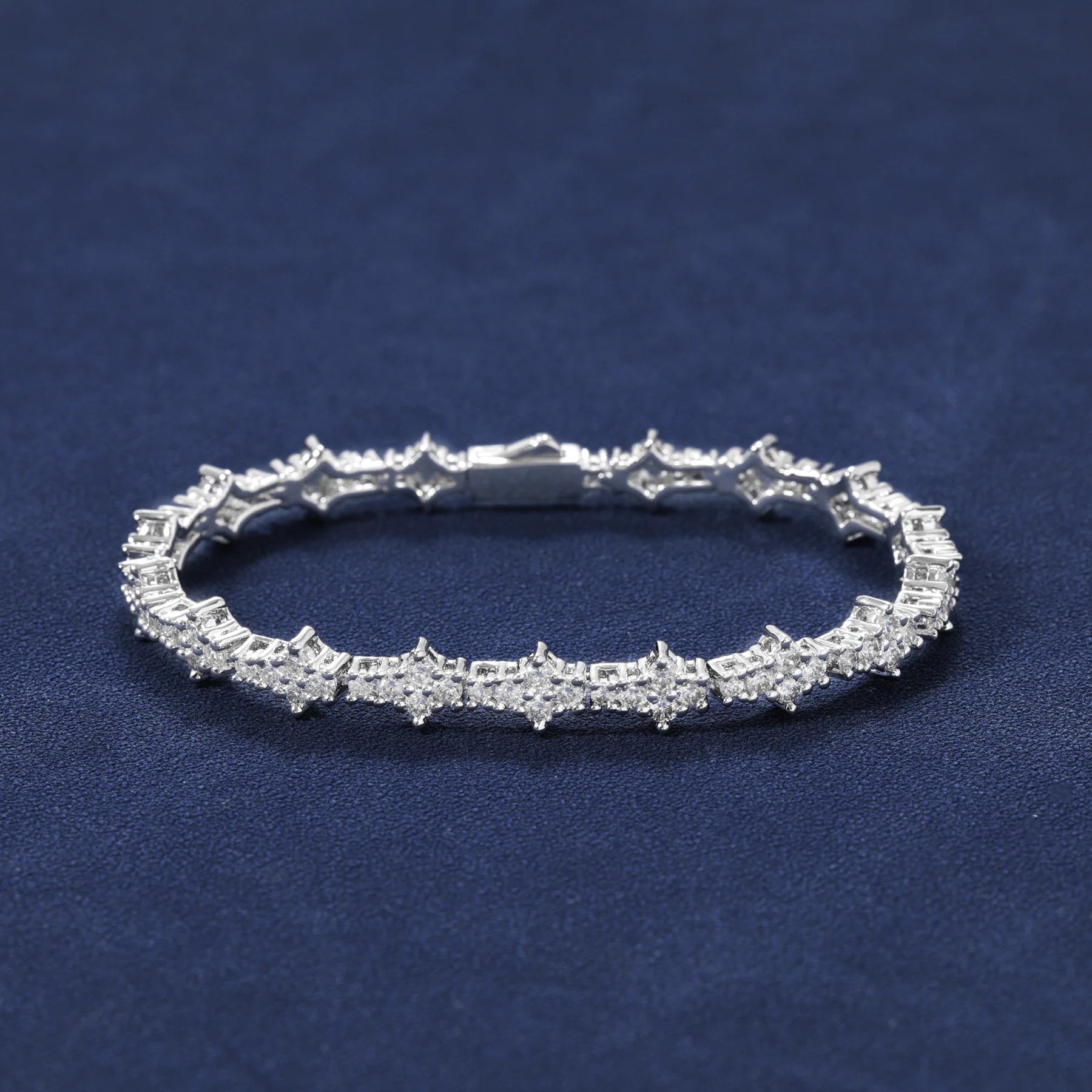 Bracelet "Lyrae" - 3mm (plaqué argent)