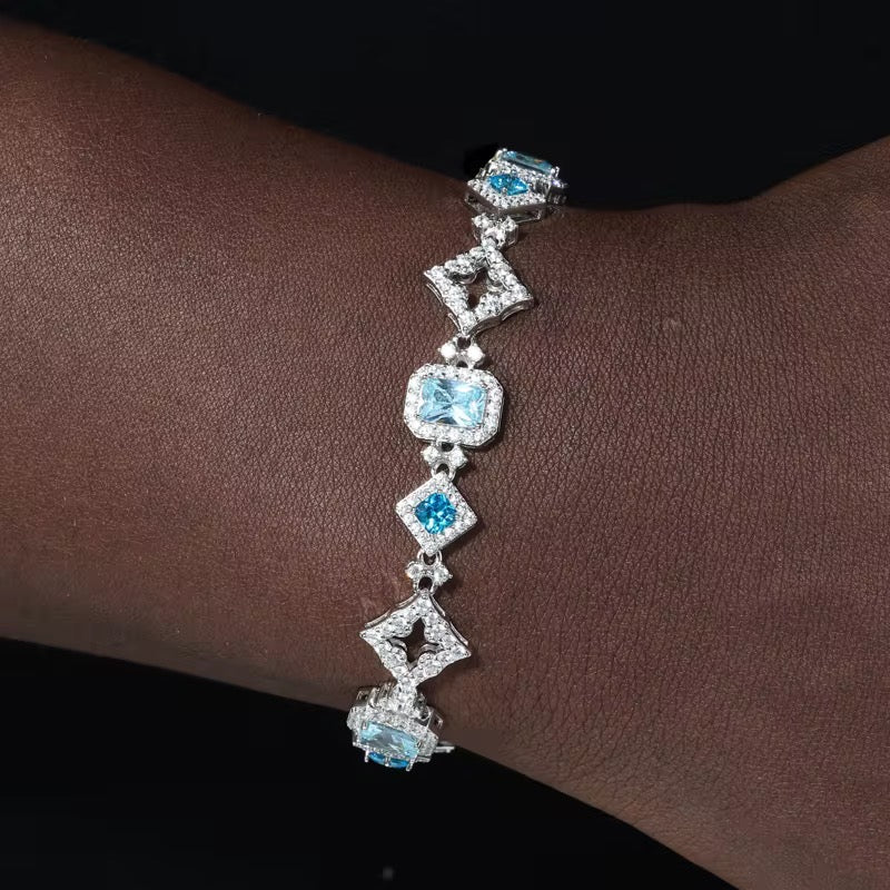 Bracelet "Titan" en moissanite - 14mm