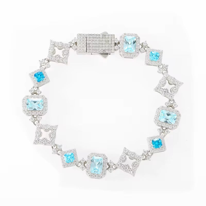 Bracelet "Titan" en moissanite - 14mm