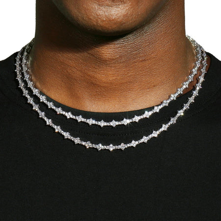 Chaine "Honeyline" - 3mm (plaqué argent)